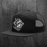 "BAD WOLF" 7 Panel Snapback