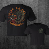 "DOMINATE" Women's Custom Cut Crop Tee