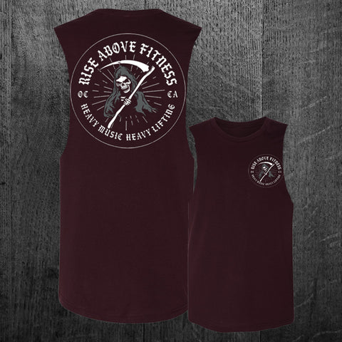 "GRIM REAPER" Custom Cut Muscle Tee