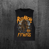 Limited Edition "HALLOWEEN" Women's Custom Cut Crop Muscle Tee