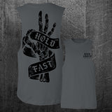 "HOLD FAST" Custom Cut Muscle Tee