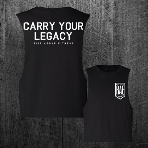 "LEGACY" Women's Custom Cut Crop Muscle Tee