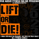 LIFT OR DIE 2023 Online Program