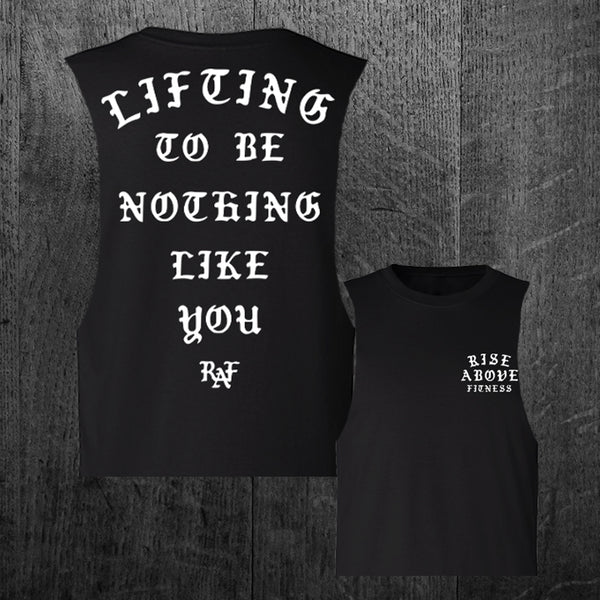 "NOTHING LIKE YOU" Women's Custom Cut Crop Muscle Tee