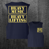 "STILL HEAVY" Women's Custom Cut Crop Muscle Tee