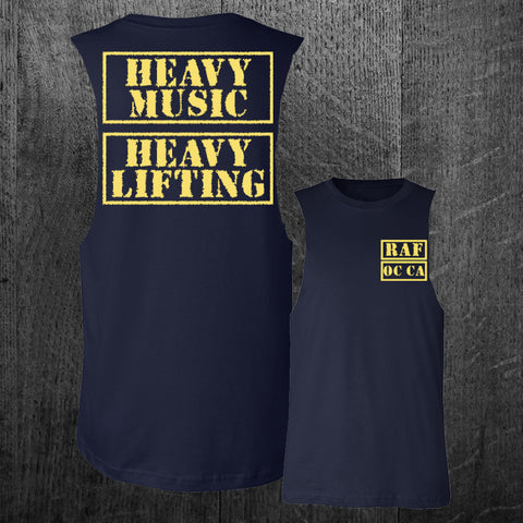 "STILL HEAVY" Custom Cut Muscle Tee