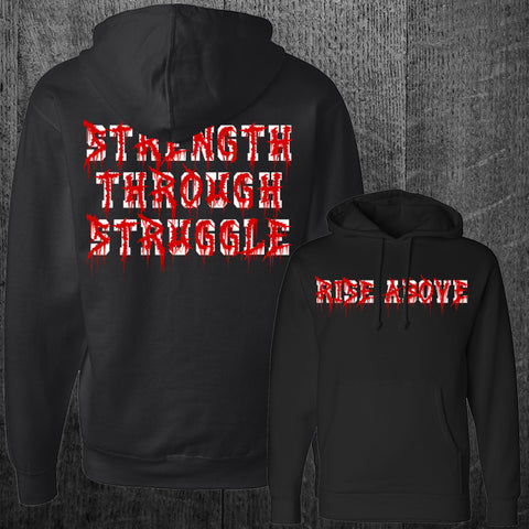"STRENGTH THROUGH STRUGGLE" Pullover Hoodie