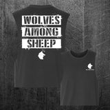 "WOLF PACK" Women's Custom Cut Crop Muscle Tee