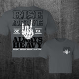 "ALWAYS HEAVY" Women's Custom Cut Crop Tee