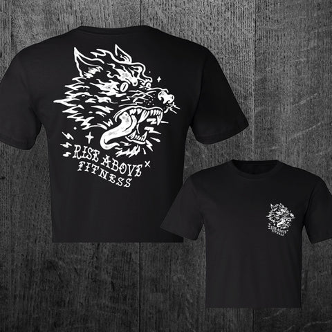 "BAD WOLF" Women's Custom Cut Crop Tee