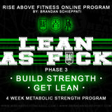 "LEAN AS FCK Phase 3" Online Program