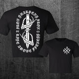 "IRON SHARPENS IRON" Women's Custom Cut Crop Tee