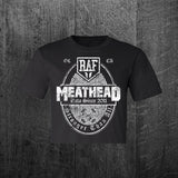 "MEATHEAD" Women's Custom Cut Crop Tee