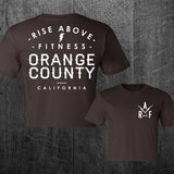 "ORANGE COUNTY" Women's Custom Cut Crop Tee