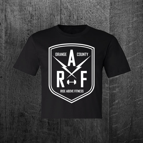 "RAF SHIELD" Women's Custom Cut Crop Tee