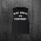 "VS EVERYBODY" Women's Custom Cut Crop Muscle Tee